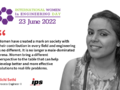 Richi Sethi: International Women in Engineering Day - IPS